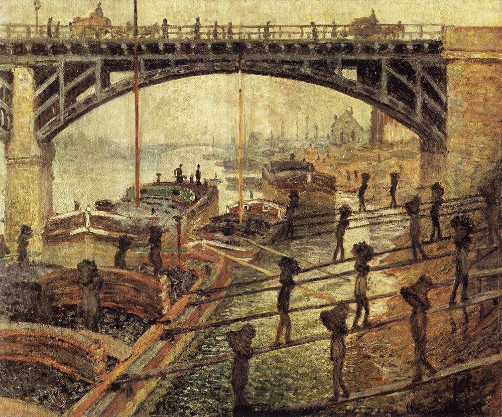 Claude Monet - The coal workers