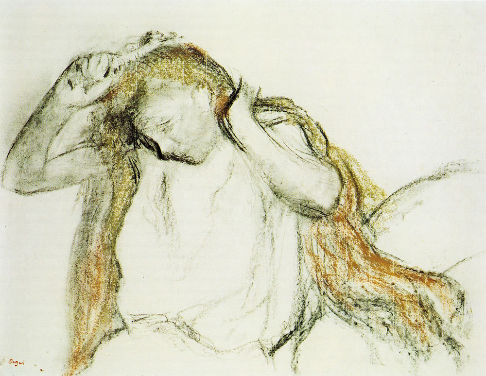 Edgar Degas - After the bath