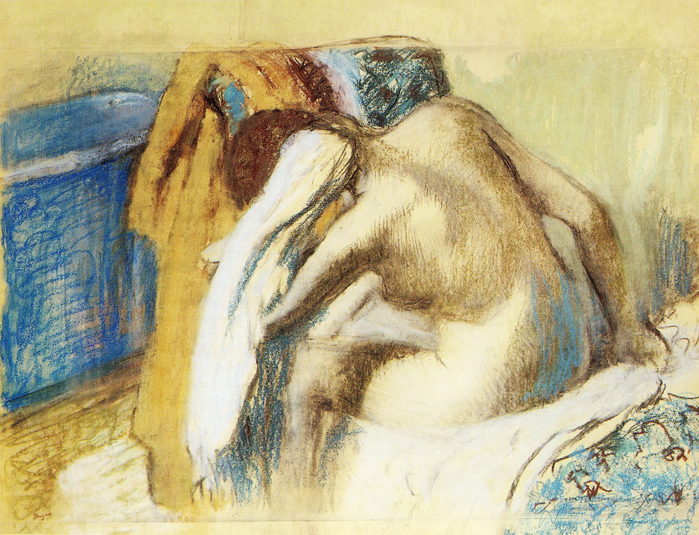 Edgar Degas - Woman drying her hair