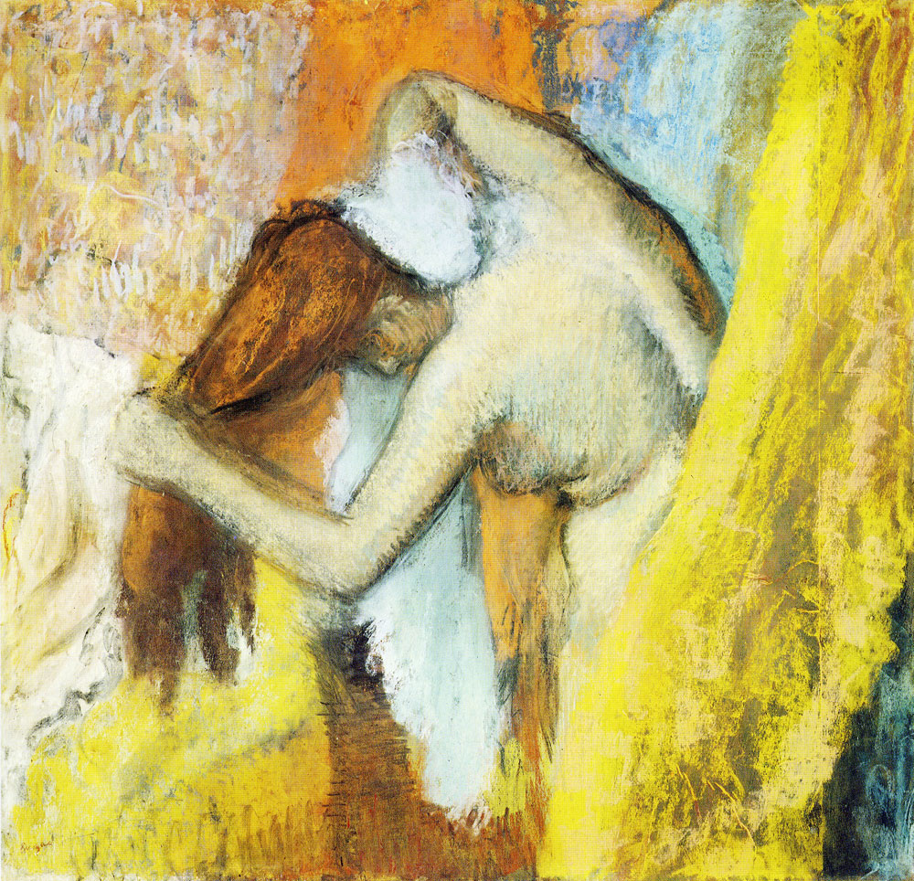 Edgar Degas - Woman at her toilette