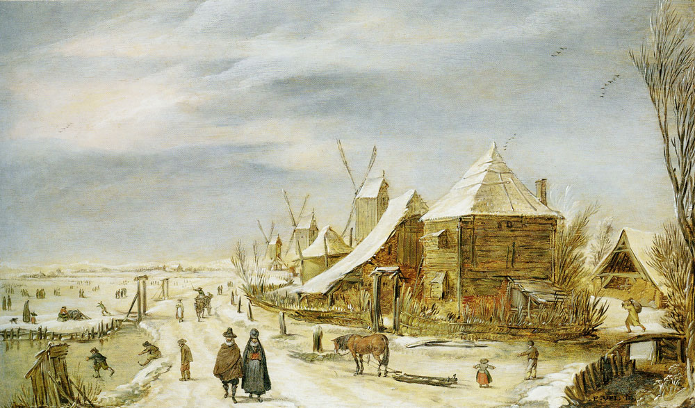 Esaias van de Velde - Winter Landscape
