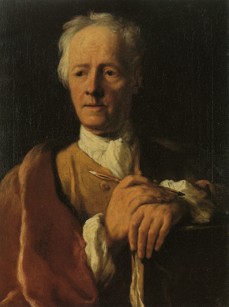 Georg Desmarëes - Portrait of the painter Franz Joachim Beich