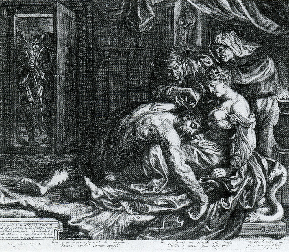 Jacob Matham after Peter Paul Rubens - Samson and Delila