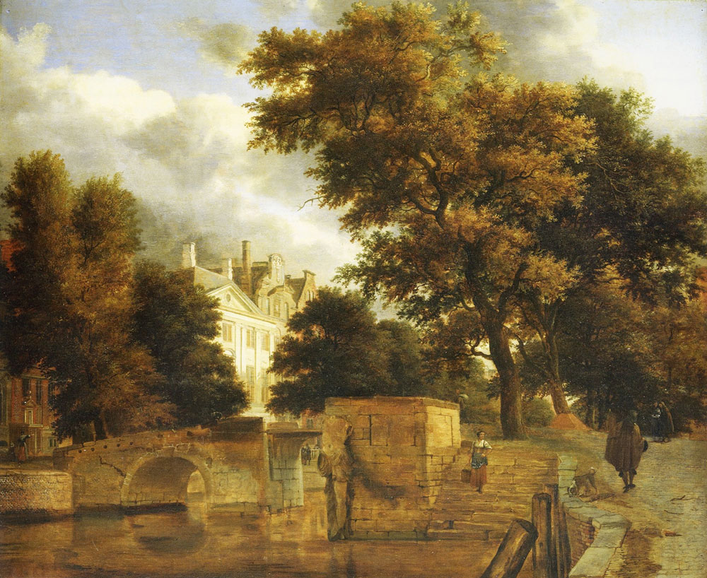 Jan van der Heyden - The Stone Bridge