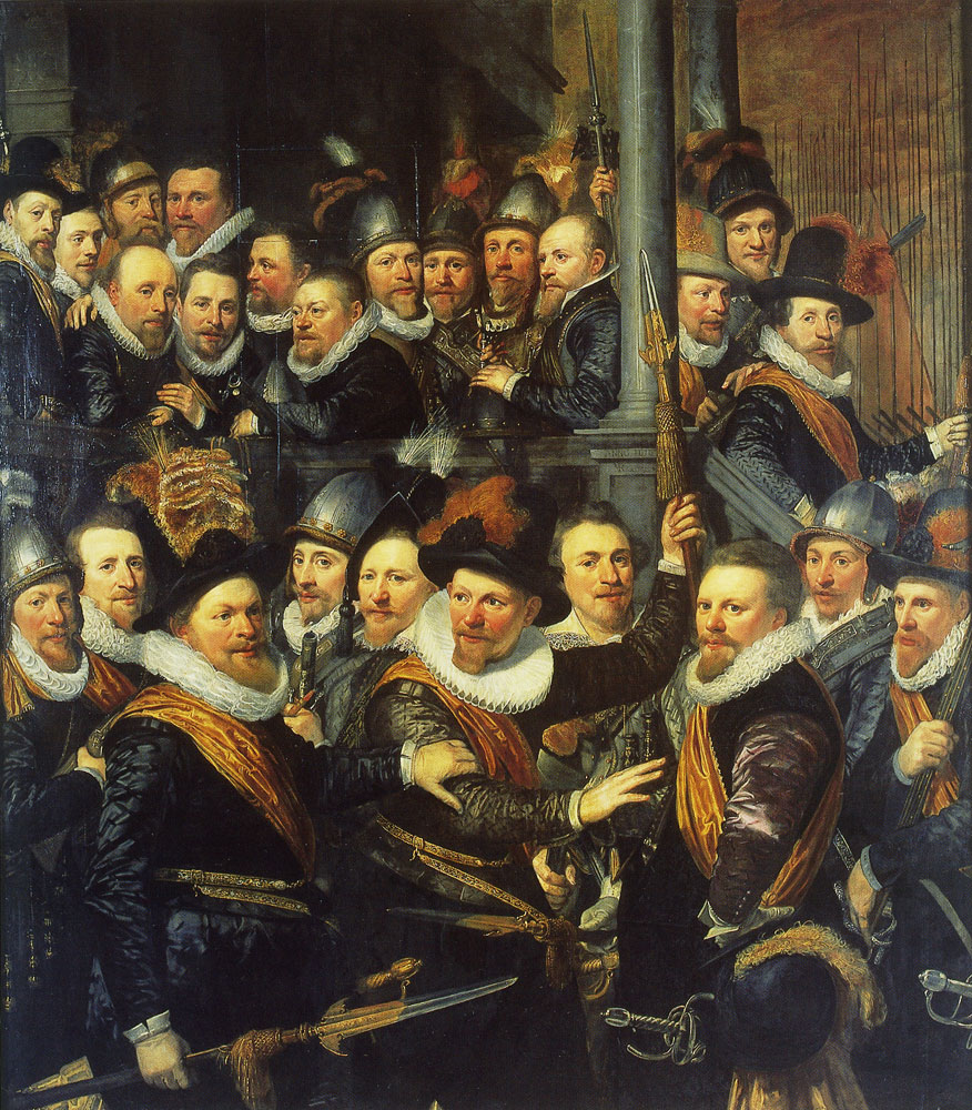 Jan van Ravesteyn - The Officers and Guardsmen of the Orange Company of The Hague