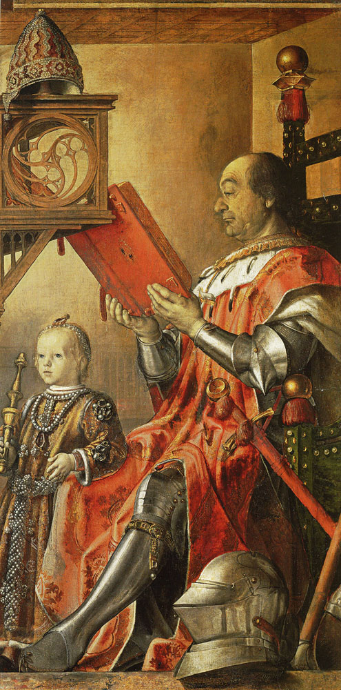 Workshop of Justus of Ghent - Federico da Montefeltro, Duke of Urbino, and his son Guidobaldo