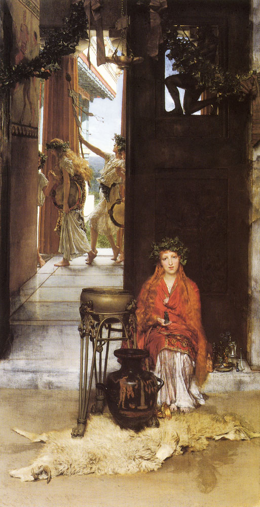 Lawrence Alma-Tadema - The Way to the Temple