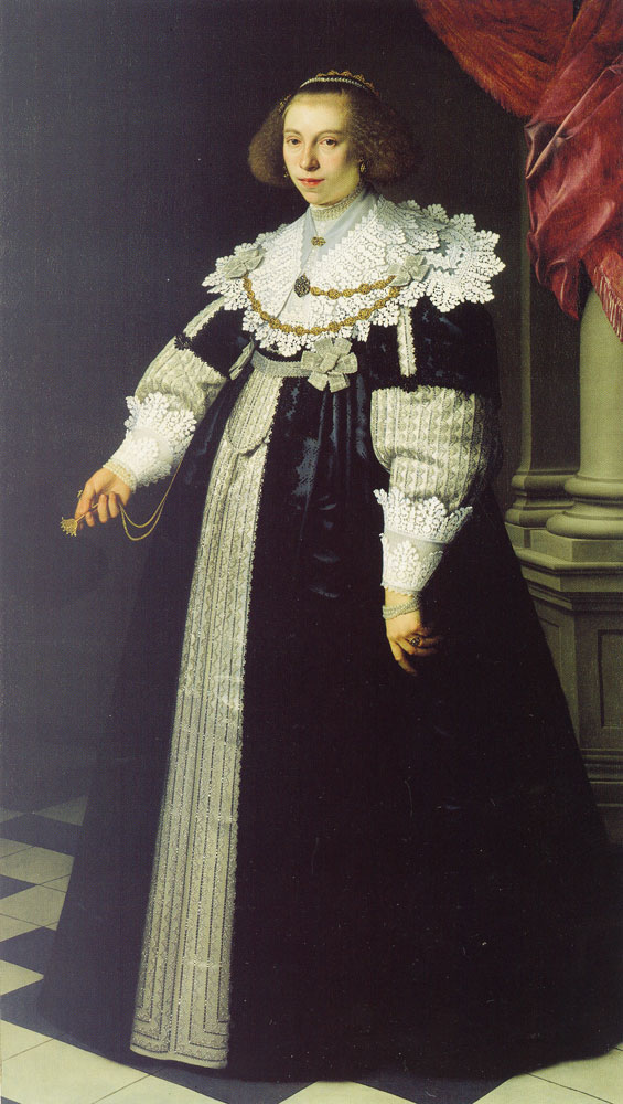 Nicolaes Eliasz. Pickenoy - Portrait of Catharina Hooft