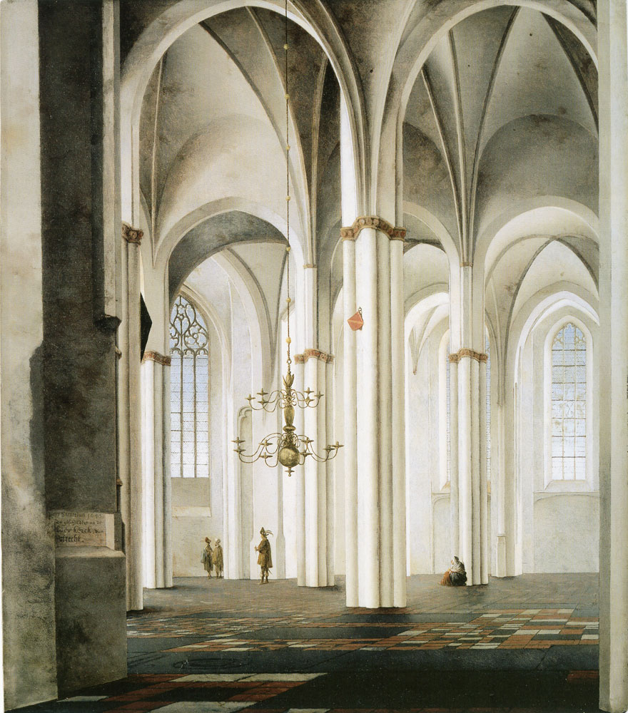 Pieter Saenredam - Nave of the Buurkerk, Utrecht