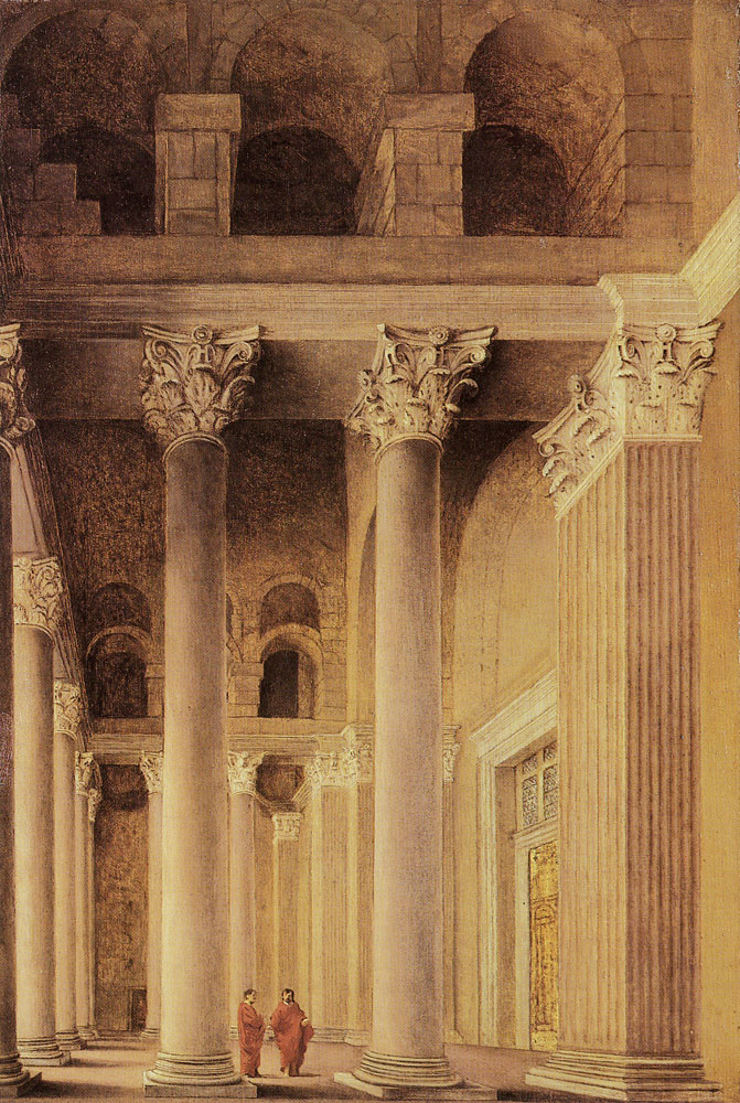 Pieter Saenredam - Portico of the Pantheon, Rome