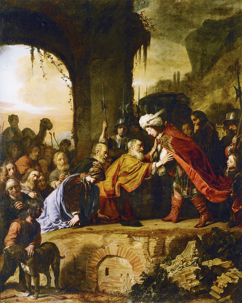Salomon de Bray - Joseph Receives His Father and Brothers in Egypt