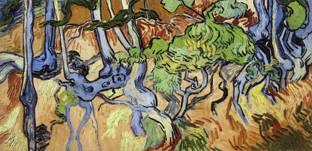 Vincent van Gogh - Roots and Trunks of Trees