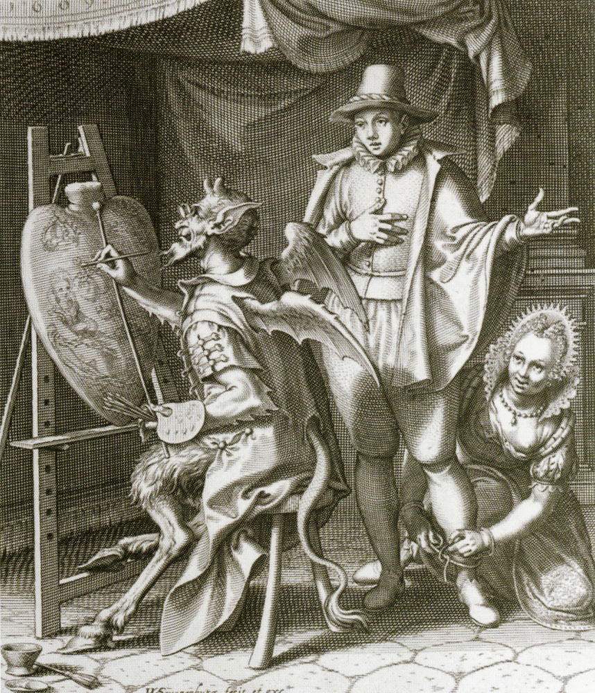 Willem van Swanenburg - The Devil as Painter