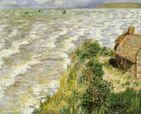 Claude Monet Abandoned coast guard