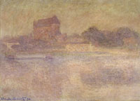 Claude Monet Church at Vernon, fog