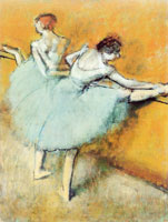 Edgar Degas Dancers at the barre