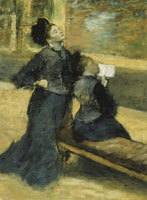 Edgar Degas Visit to a Museum