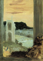 Edgar Degas Landscape study from Veronese