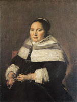 Frans Hals Portrait of a sitting woman