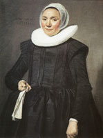 Frans Hals - Portrait of a standing woman