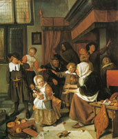 Jan Steen The Feast of Saint Nicholas