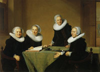 Johannes Verspronck The Regentesses of St. Elisabeth's Hospital