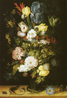 Roelandt Savery Vase of Flowers