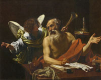 Simon Vouet Saint Jerome and the Angel
