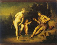 Willem van Mieris Venus and Paris