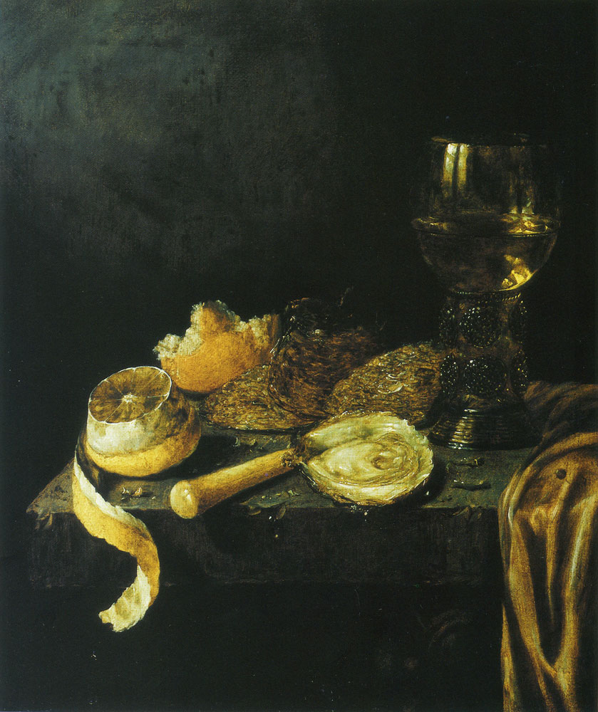Abraham Susenier - Still Life with Oysters