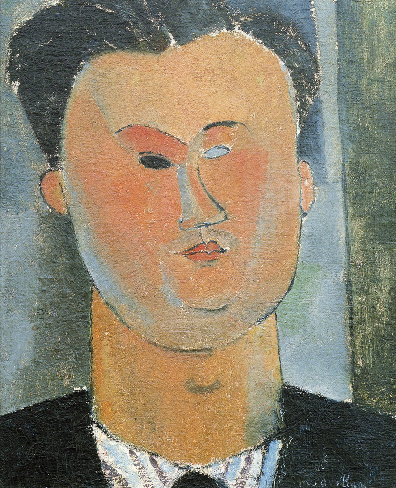 Amedeo Modigliani - Portrait of Pierre Reverdy