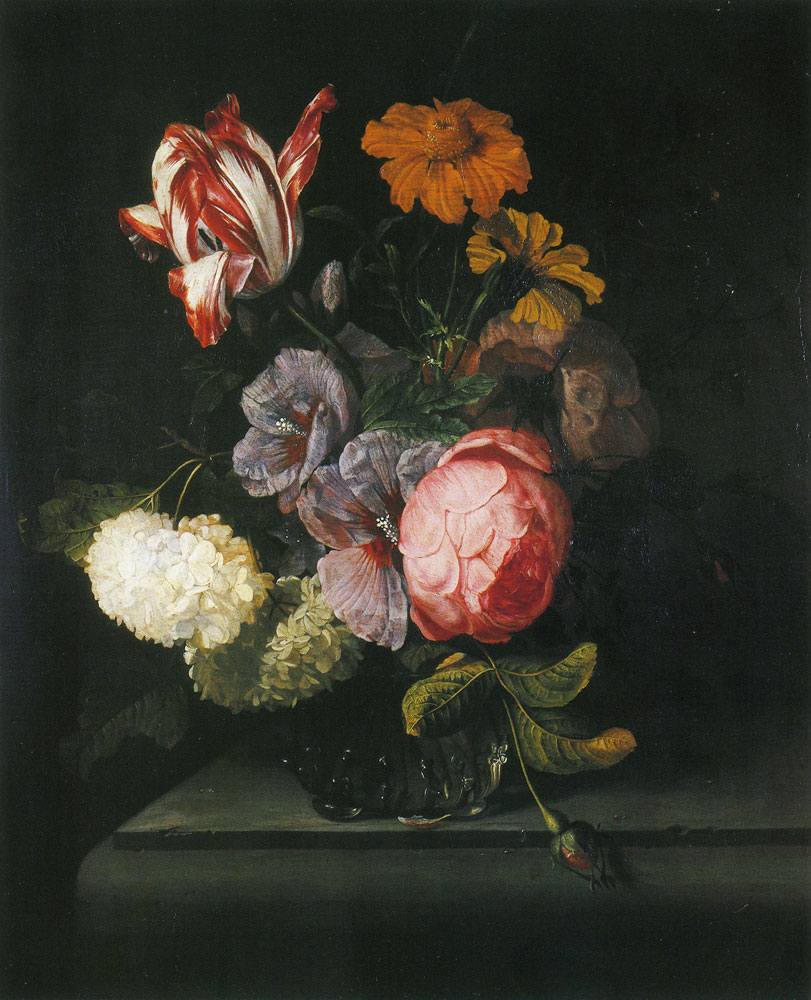 Cornelis Kick - A Vase of Flowers