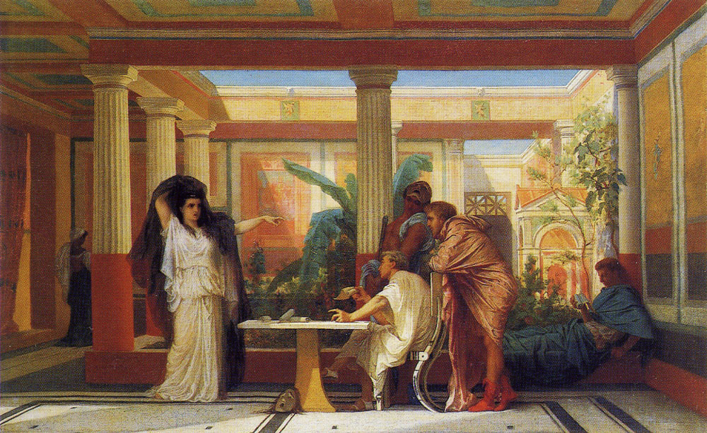 Gustave Boulanger - The Rehearsal in the House of the Tragic Poet