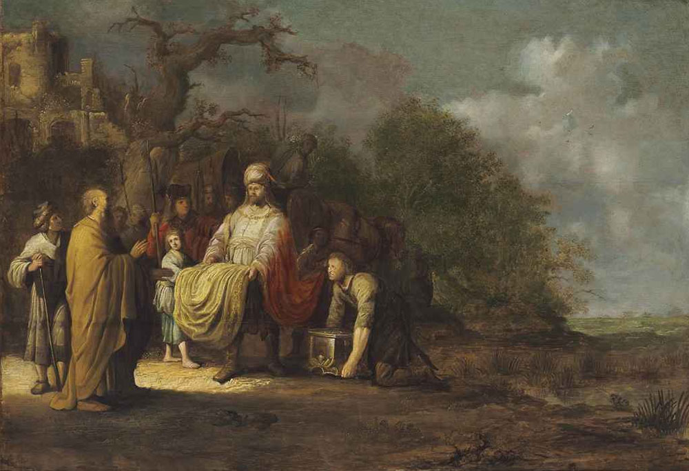 Jacob de Wet - Elisha Refuses the Gifts of Naaman