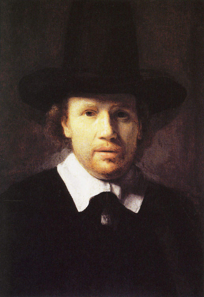 Jacobus Leveck - Portrait of a Man in a Hat