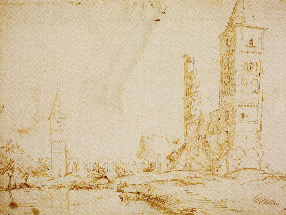 Jan Lievens - Ruins of the Abbey Church at Egmond