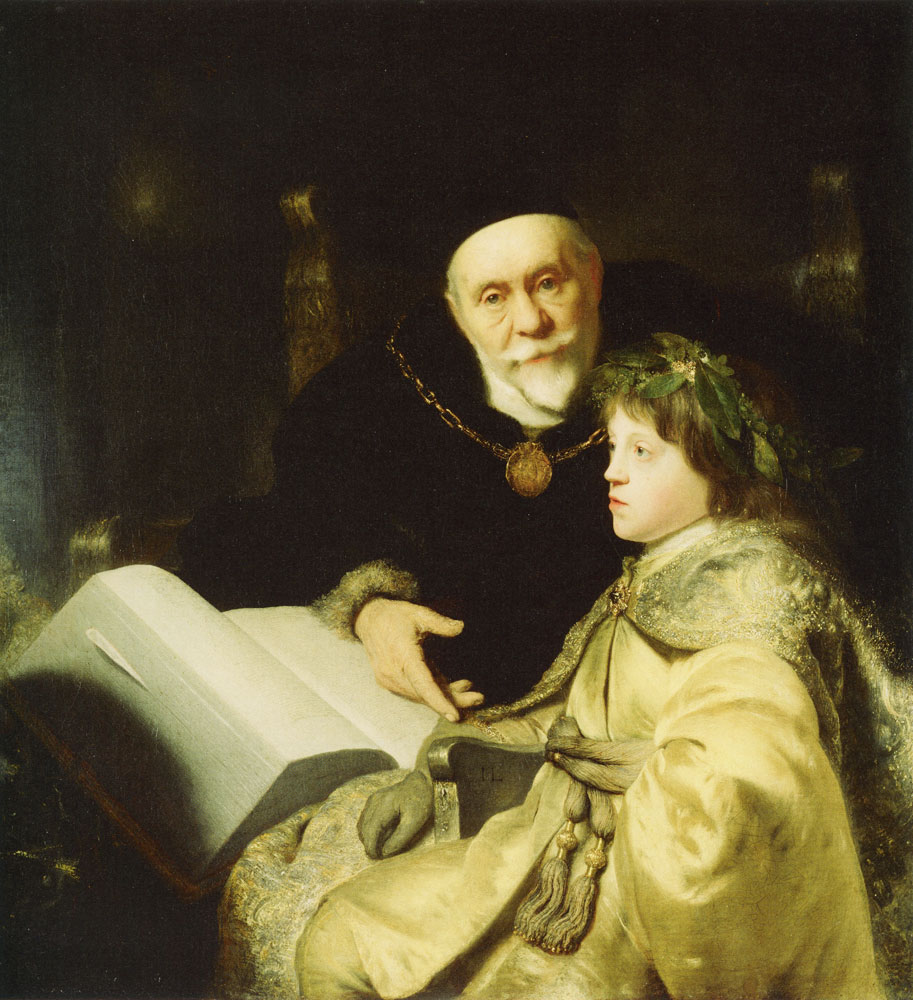 Jan Lievens - Prince Charles Louis with His Tutor