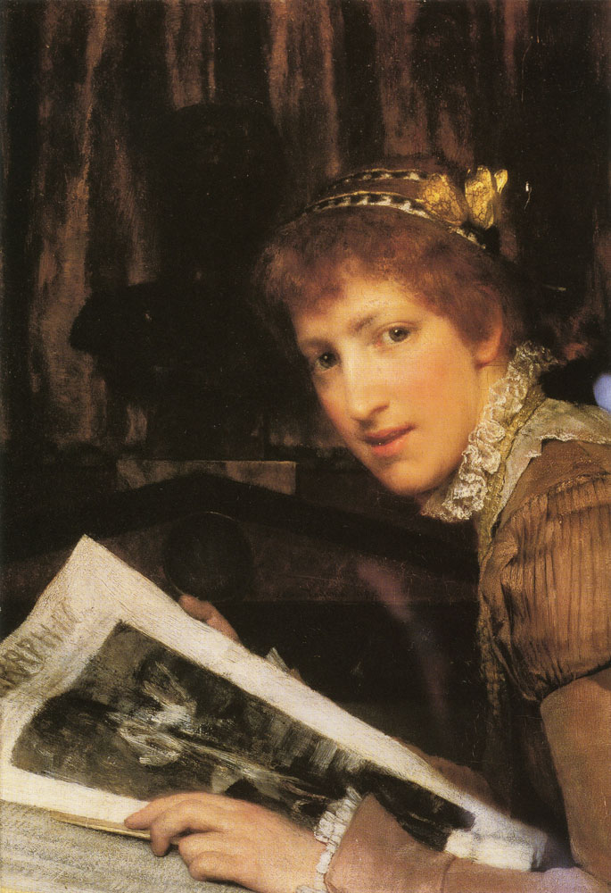 Lawrence Alma-Tadema - Interrupted