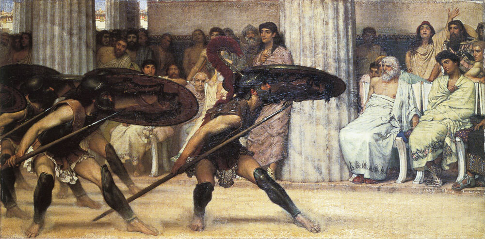 Lawrence Alma-Tadema - A Pyrrhic Dancer