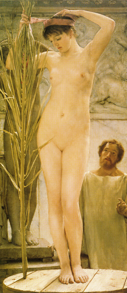 Lawrence Alma-Tadema - A Sculpture's Model