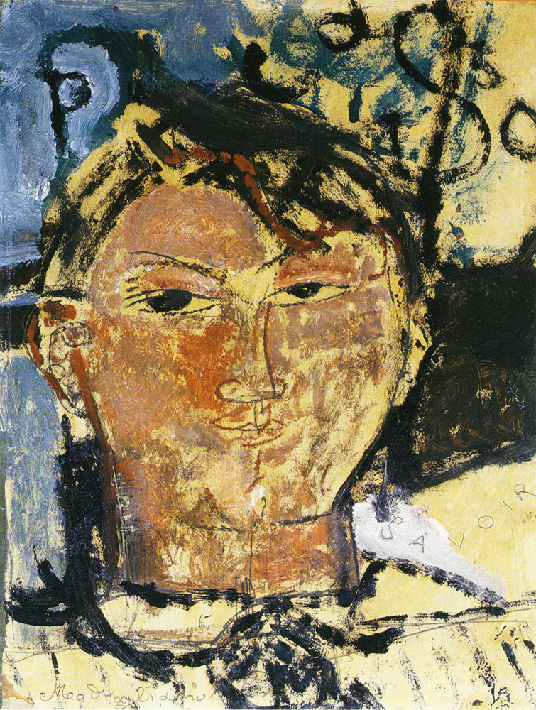 Amedeo Modigliani - Portrait of Picasso