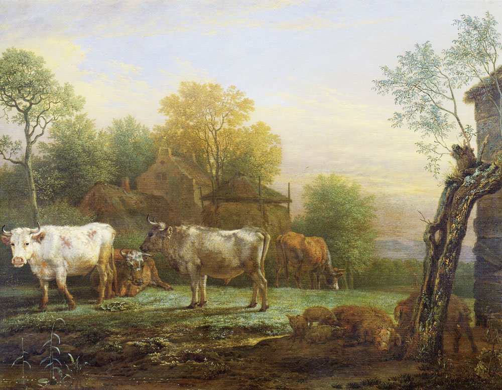 Paulus Potter - Cows in a Meadow
