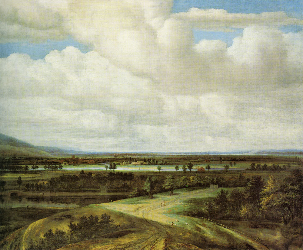 Philips Koninck - A Panoramic Landscape with a Country Estate