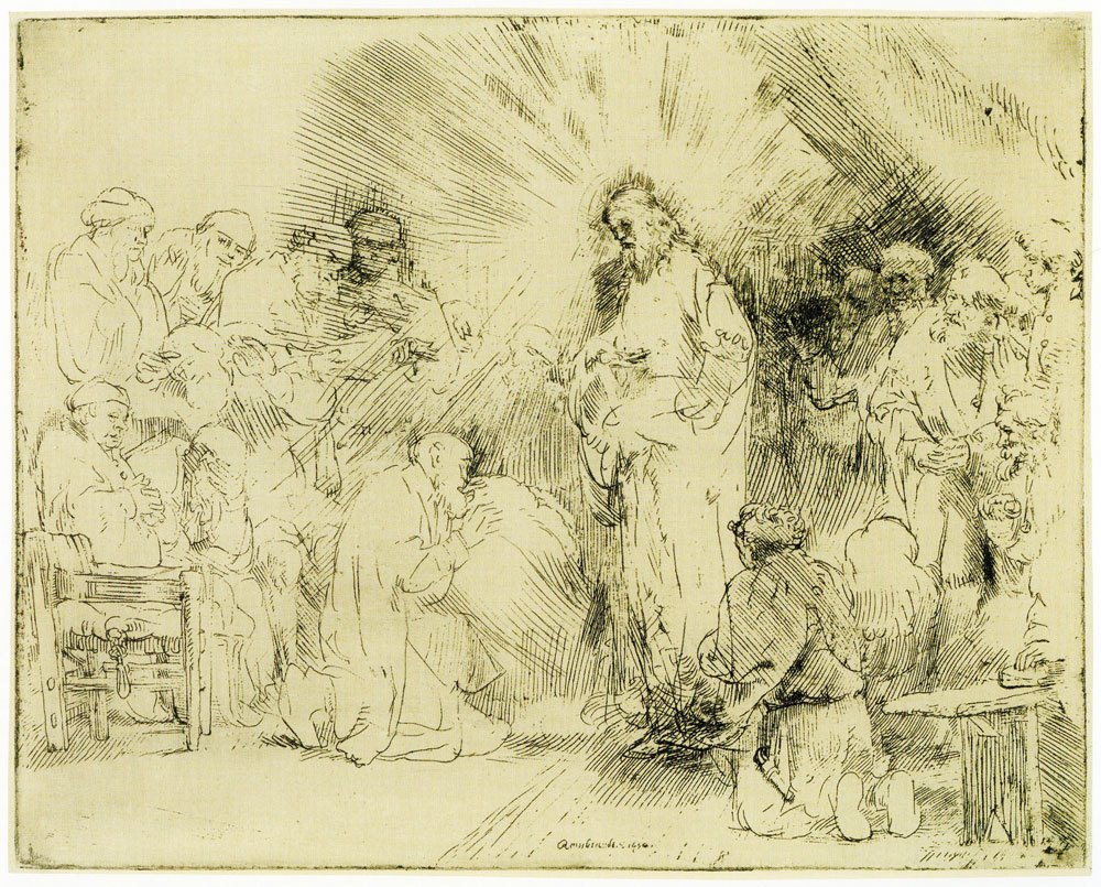 Rembrandt - Christ Appearing to the Apostles