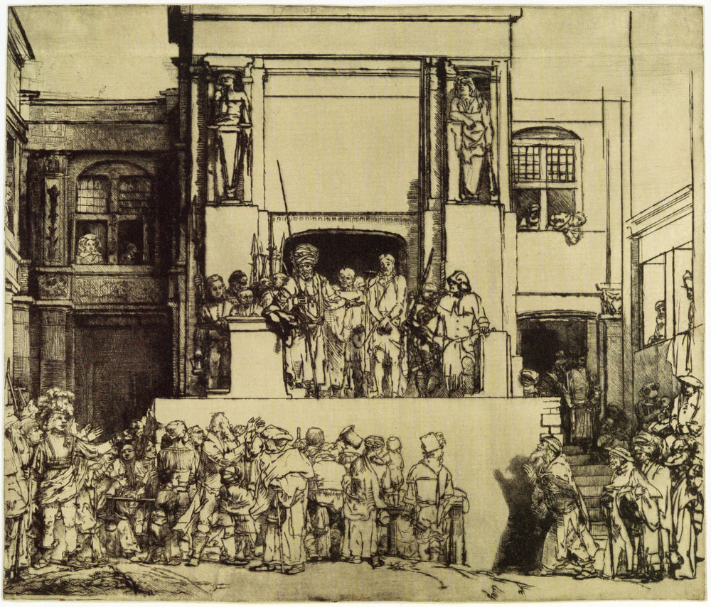 Rembrandt - Christ Presented to the People (Ecce Homo)