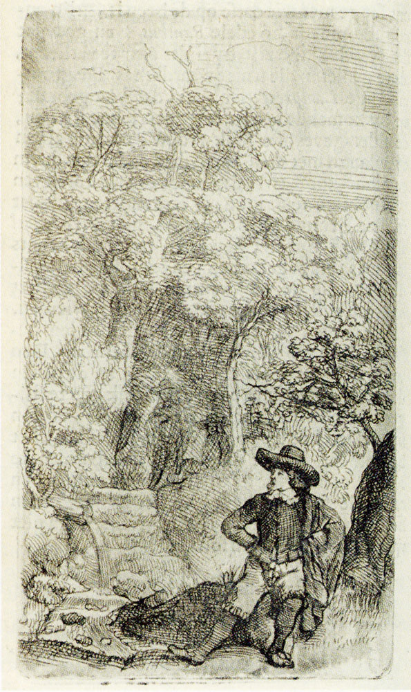 Samuel van Hoogstraten - Engraving from Schoone Roselijn
