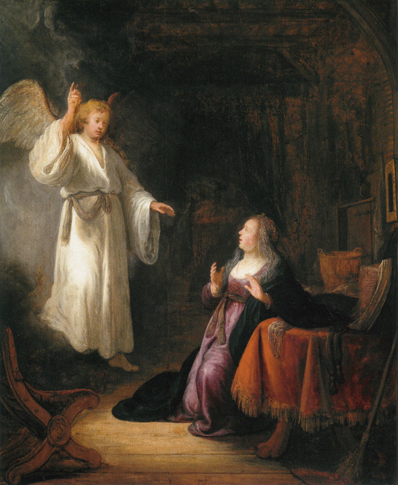 School of Rembrandt - The Annunciation