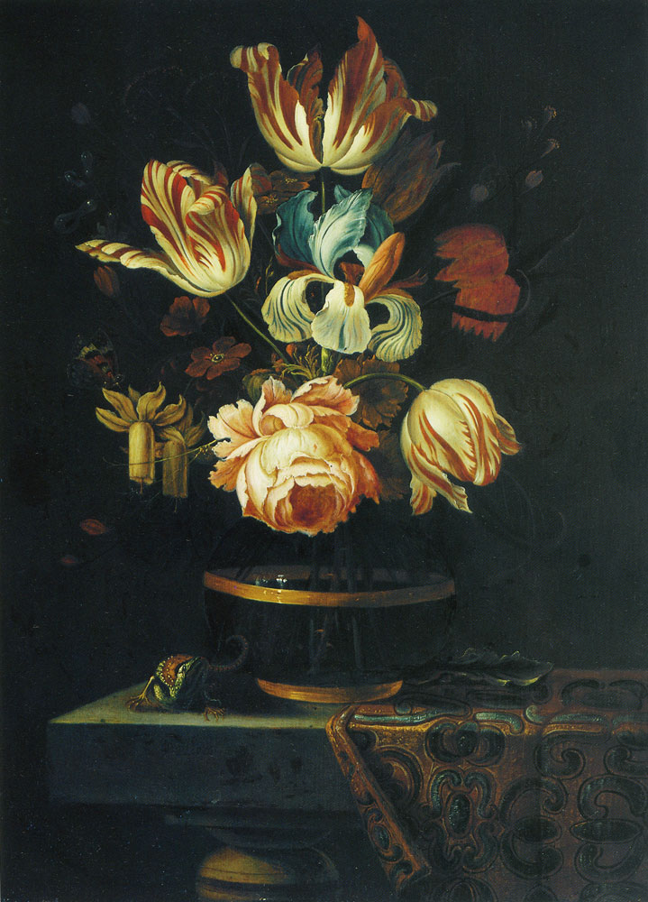 J. van Slechtenhorst - A Vase of Flowers