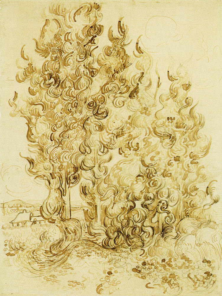 Vincent van Gogh - Cypresses