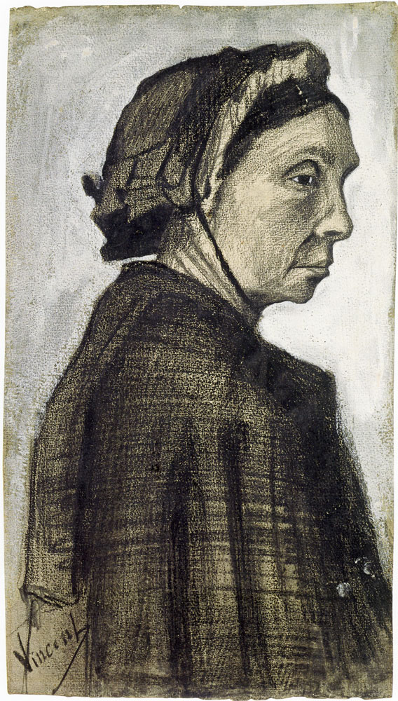 Vincent van Gogh - Woman with Dark Cap